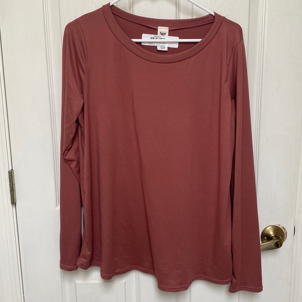 Mauve top blouse